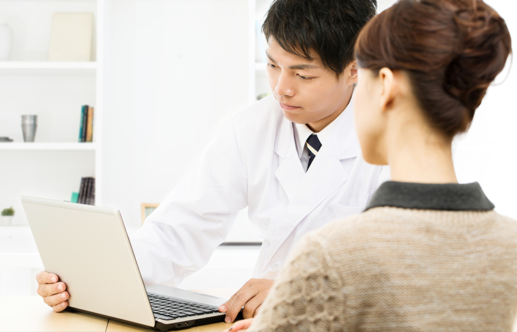 常に正しい診断を心掛け、正確な病状説明を行います。